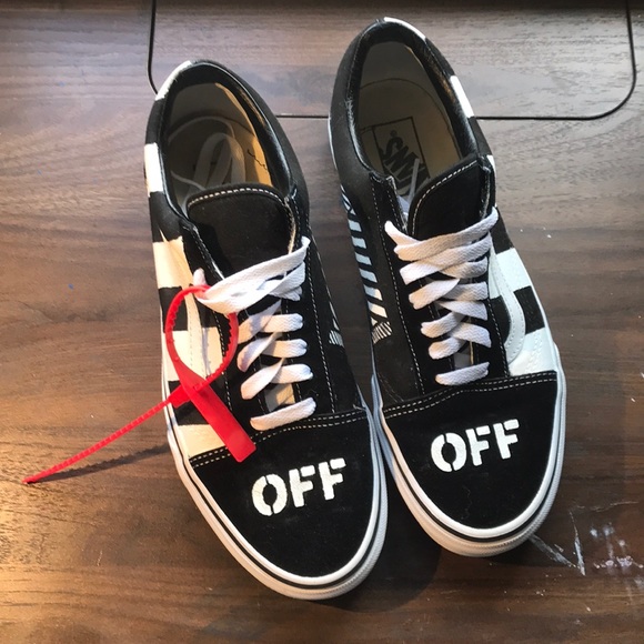 off white vans stencil